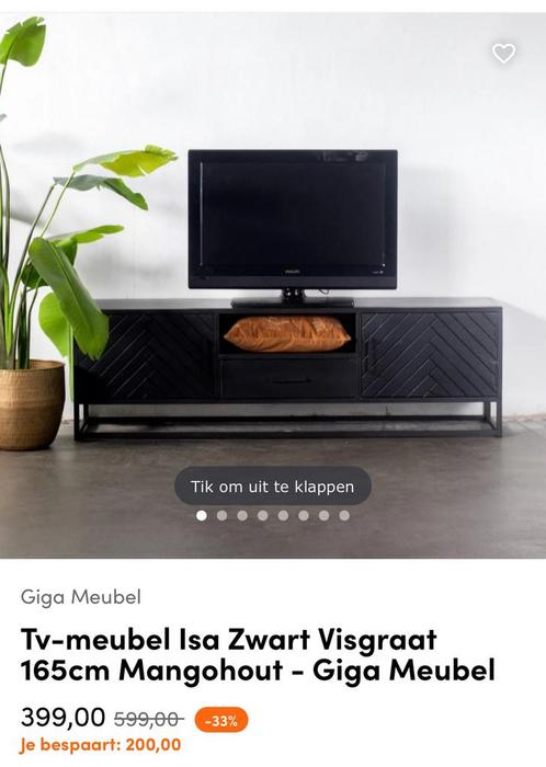 Tv-Meubel, Dressoir & Salontafel, Huis en Inrichting, Kasten |Televisiemeubels, Zo goed als nieuw, Ophalen