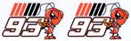 Marc Márquez 93 sticker set #22, Envoi