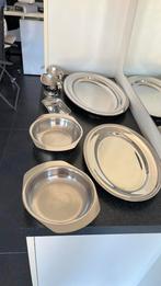 Inoxe schotels, kommen en saus pannetjes, Huis en Inrichting, Keuken | Servies, Ophalen, Overige materialen, Gebruikt, Kom(men)
