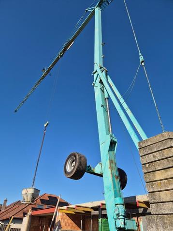 Bouwkraan/torenkraan 25m catteneo CM64C snelmontage, Zakelijke goederen, Machines en Bouw | Kranen en Graafmachines, Ophalen, Kraan