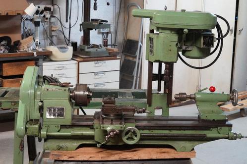 EMCO Maximat Standard M-3100 draaibank + freesmachine, Doe-het-zelf en Bouw, Draaibanken, Gebruikt, Metaaldraaibank, 500 tot 1000 mm