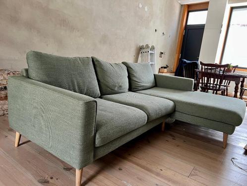 Hoekzetel te koop, Huis en Inrichting, Zetels | Zetels en Chaises Longues, Zo goed als nieuw, Driepersoons, 200 tot 250 cm, 75 tot 100 cm