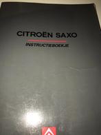 Instructieboekje (handleiding Citroën Saxo), Enlèvement ou Envoi