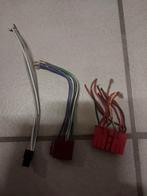 Kabels met stekkers autoradio, Auto diversen, Autospeakers, Ophalen of Verzenden, Gebruikt