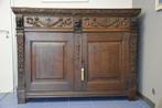 Armoire antique "tête de lion" en chêne massif, Enlèvement