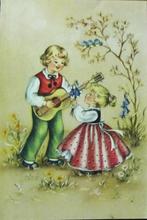 FANTASIEKAART KINDEREN, Verzamelen, Postkaarten | Themakaarten, Ophalen of Verzenden, Ongelopen, Kinderen