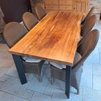 Boomstamtafel + 6 stoelen, Enlèvement