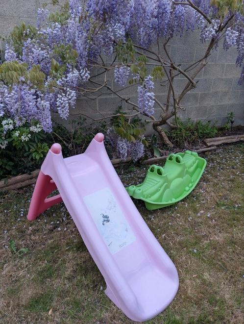 toboggan et balancelle à bascule, Kinderen en Baby's, Speelgoed | Buiten | Speeltoestellen, Zo goed als nieuw, Glijbaan, Ophalen