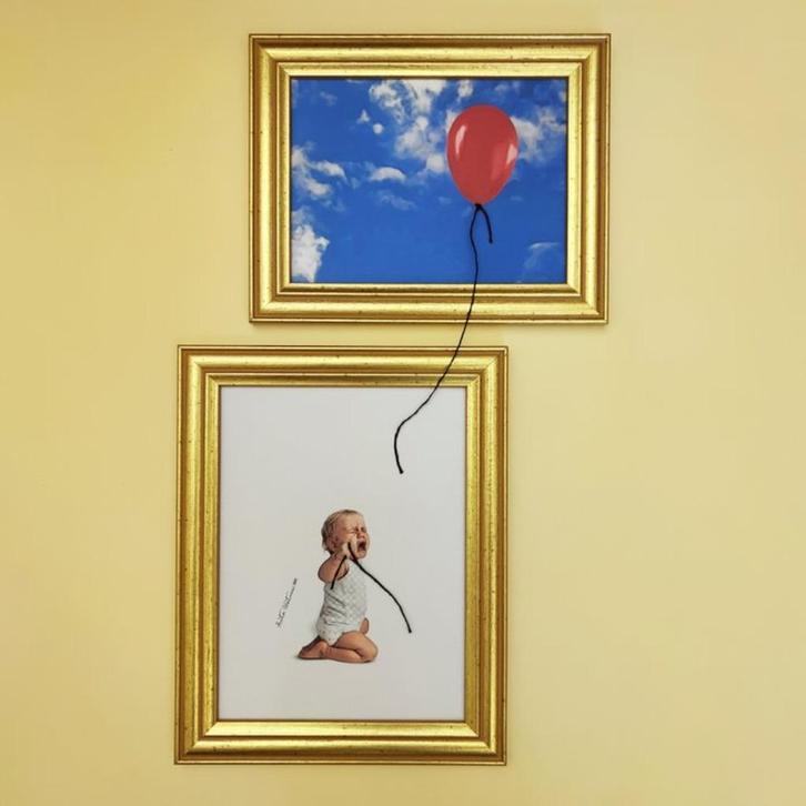 Anita Venturini - The baby's cruy, Antiek en Kunst, Kunst | Litho's en Zeefdrukken, Ophalen