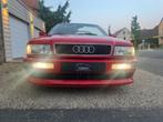 Audi 80 cabrio V6 2.8 *oldtimer*, Auto's, Voorwielaandrijving, 4 zetels, Zwart, Cabriolet