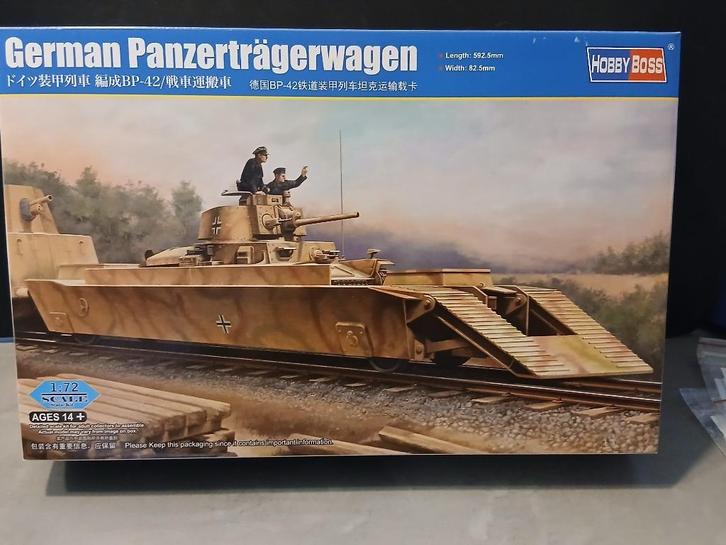 Hobby Boss (82936): Duitse Panzerträgerwagen om 1:72, Hobby en Vrije tijd, Modelbouw | Auto's en Voertuigen, Nieuw, Tank, 1:50 of kleiner