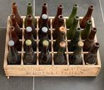 Oude bak bier trappist abdij Westvleteren 8 volle flesjes, Collections, Bouteille(s), Enlèvement ou Envoi