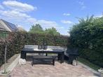 Zwaar houten tuinset, Tuin en Terras, Ophalen, Bank, Meer dan 8 zitplaatsen, Zo goed als nieuw