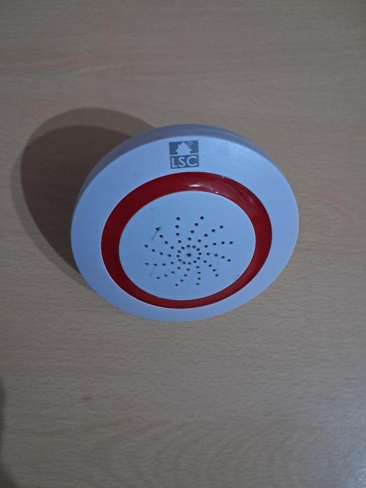 Sirène LSC QNECT, Bricolage & Construction, Systèmes d'alarme, Comme neuf, Sirène, Sans fil, Enlèvement ou Envoi