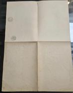 Belastingstempel+gestempeld papier+belastingstempel+groot, Ophalen of Verzenden, Postfris