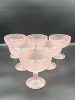 Set van 6 Retro Roze Glazen Kommen – Arcoroc Luminarc Frankr, Antiek en Kunst, Verzenden