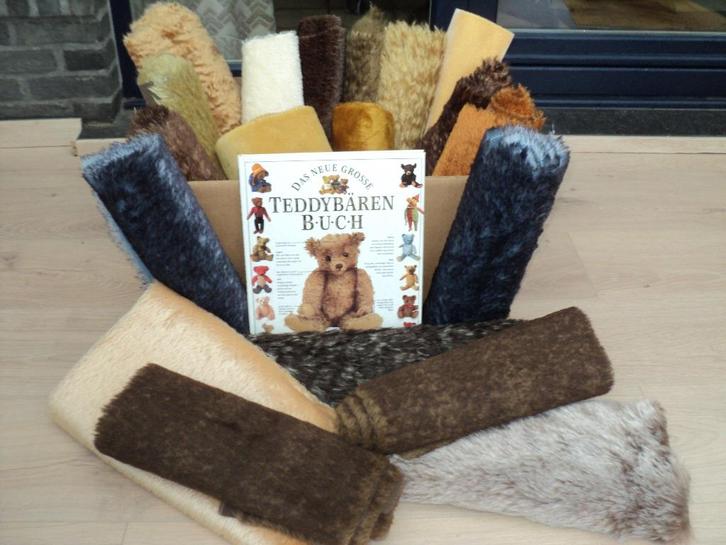 Stoffen om Teddyberen te maken, Hobby en Vrije tijd, Stoffen en Lappen, Nieuw, Wol, Overige kleuren, Ophalen of Verzenden
