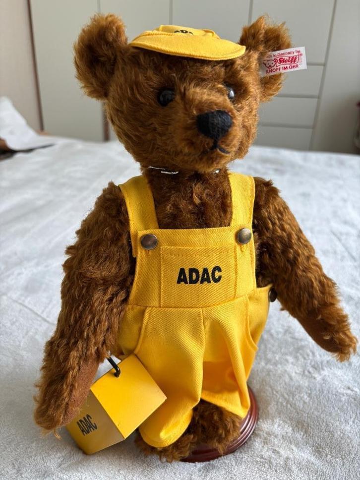 Steiff Angelo - de wegenwachter, Verzamelen, Beren en Cherished Teddies, Zo goed als nieuw, Stoffen beer, Steiff, Ophalen of Verzenden