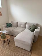Beige zetel ikea, Huis en Inrichting, Ophalen, Zo goed als nieuw, Vierpersoons of meer, Hoekbank