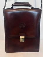 Vintage Hermès Paris Lederen Schoudertas / Documententas – C, Ophalen of Verzenden, Schoudertas, Leer