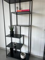 WOOOD open kast zwart design 188 x 85 x 35cm, Huis en Inrichting, Met plank(en), 50 tot 100 cm, Zo goed als nieuw, 150 tot 200 cm