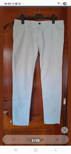 Zomer herenbroek zeer lichte blauwe bijna wit maat 36/34, Enlèvement, Bleu