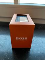 Horloge Hugo Boss, Handtassen en Accessoires, Horloges | Heren, Polshorloge, Kunststof, Zo goed als nieuw, Zilver
