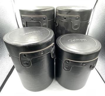 4 originele Canon EF lenskokers (2 Large , 1 Med , 1 Small) beschikbaar voor biedingen