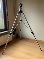 Vintage Manfrotto Bogen 3051 Tripod & 3050 3-way head, Audio, Tv en Foto, Ophalen of Verzenden, Zo goed als nieuw, Driepoot