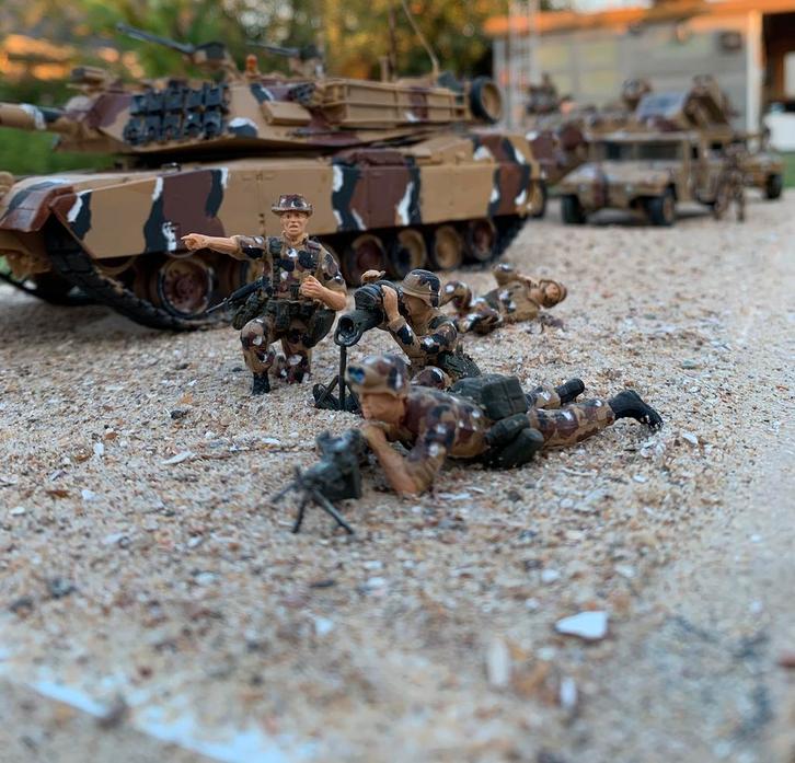 Diorama dessert storm, Hobby en Vrije tijd, Modelbouw | Figuren en Diorama's, Diorama, Ophalen