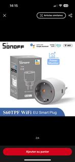Prises intelligentes wifi Sonoff S60TPF - deux prises, Enlèvement, Comme neuf