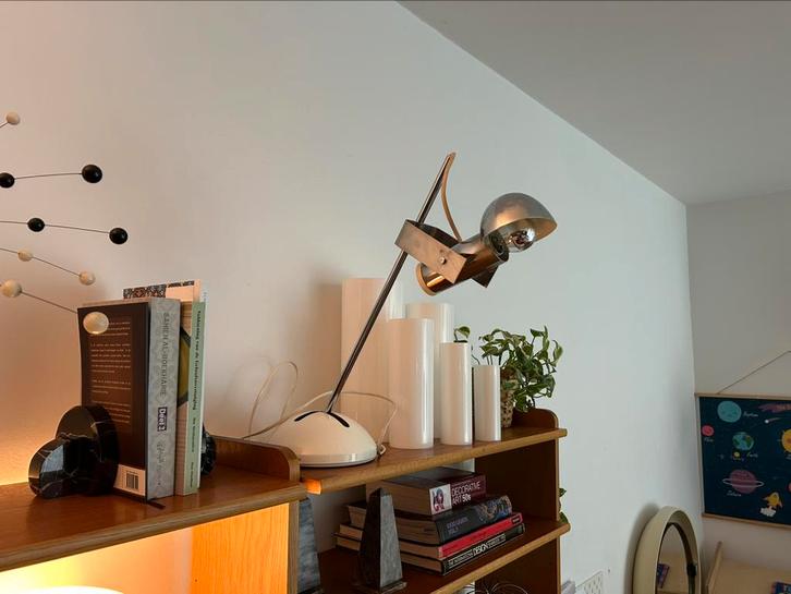 Vintage Italiaanse lamp van Sonneman voor Luci model ´T395', Huis en Inrichting, Lampen | Tafellampen, Gebruikt, 50 tot 75 cm