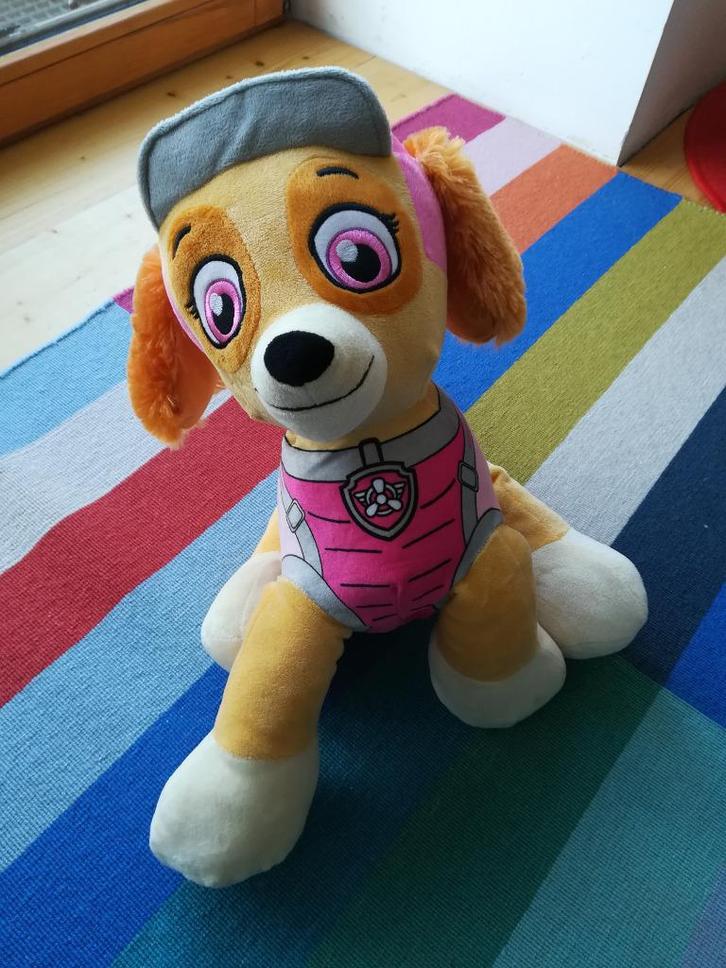 PAW PATROL 5630 Dino Rescue Skye 53 cm, Kinderen en Baby's, Speelgoed | Knuffels en Pluche, Nieuw, Hond, Ophalen