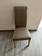 4 stoelen lederlook, Huis en Inrichting, Stoelen, Ophalen, Zo goed als nieuw