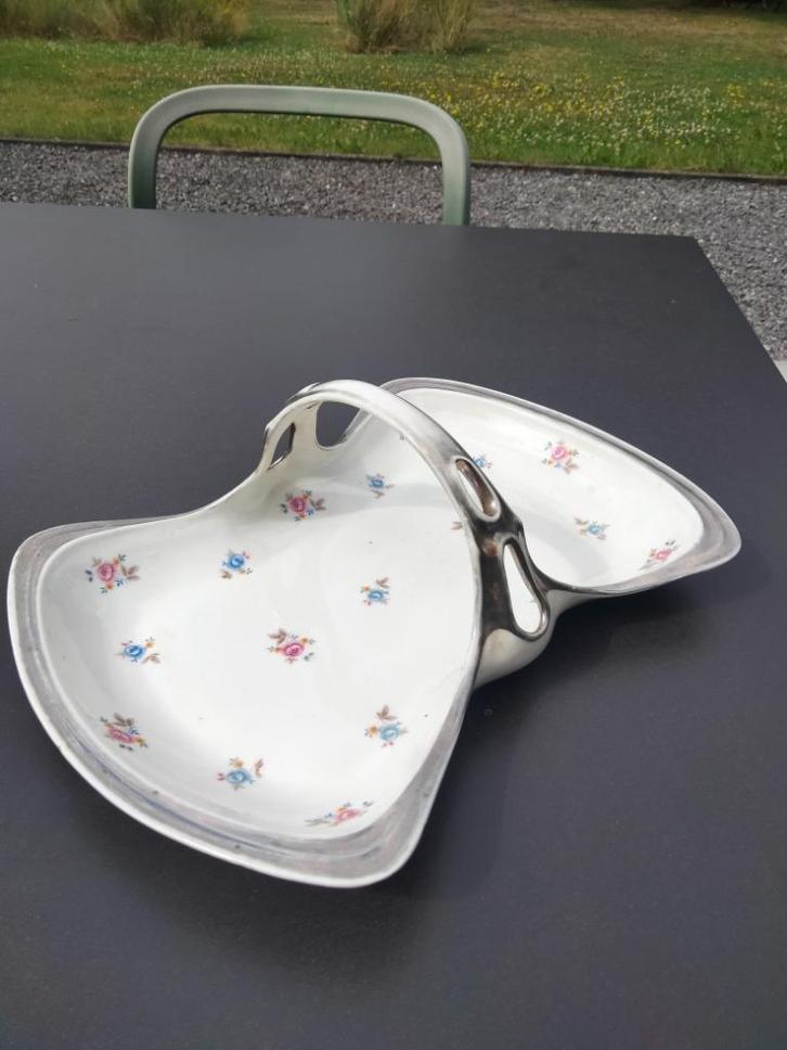 Georges Boyer Limoges porselein schaal 40s Art Nouveau stijl, Antiek en Kunst, Antiek | Porselein, Ophalen of Verzenden