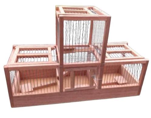 Vangkooien, Dieren en Toebehoren, Vogels | Hokken en Kooien, Zo goed als nieuw, Volière, Hout, Ophalen of Verzenden