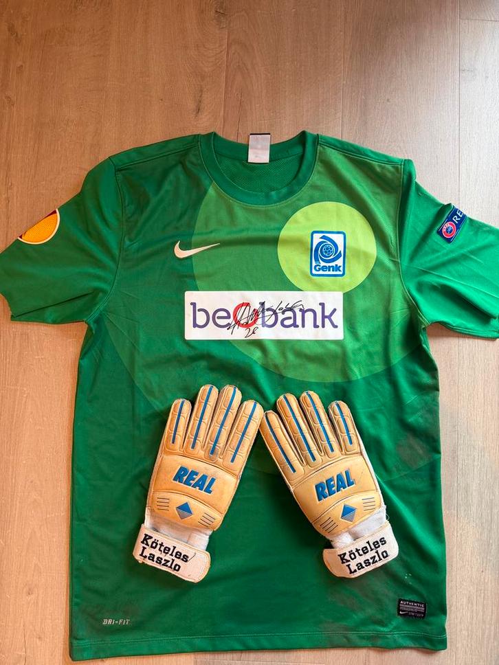 Krc Genk shirt: Köteles matchworn Europe League, Sport en Fitness, Voetbal, Zo goed als nieuw, Shirt, Ophalen of Verzenden