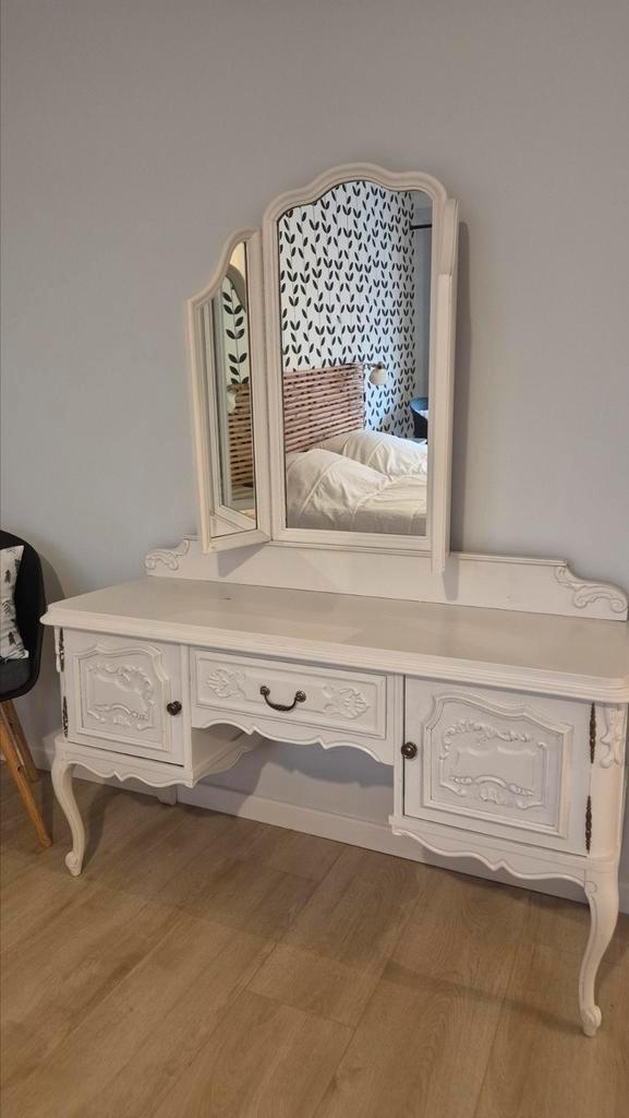 Kaptafel Louis xv louis quinze gerestyled, Huis en Inrichting, Tafels | Kaptafels, Gebruikt, Ophalen