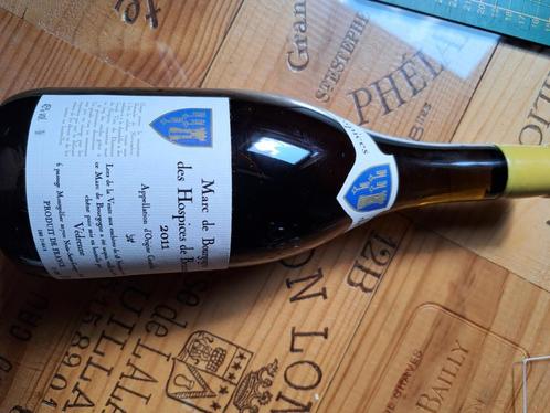 Fles MARC de BOURGOGNE van de HOSPICES DE BEAUNE 2011, Verzamelen, Wijnen, Nieuw, Overige typen, Frankrijk, Vol, Ophalen