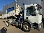 Renault Midlum 270 *TIPPER+FASSI CRANE-FRENCH TRUCK*, Auto's, Achterwielaandrijving, Renault, Wit, Bedrijf