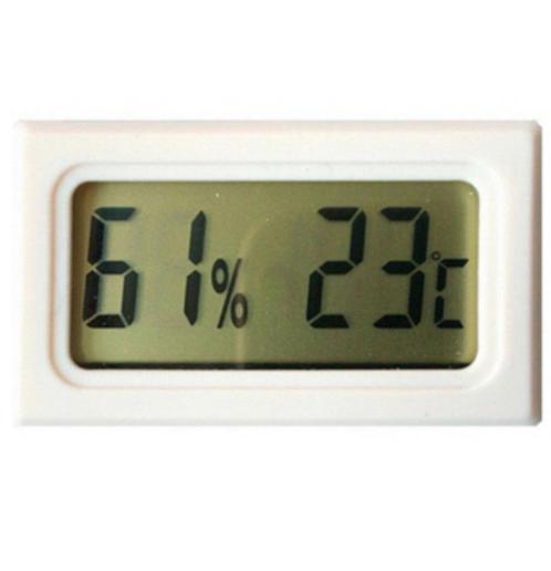 Digitale Thermometer Hygrometer Klimaatmeter - Inbouw - Wit, Audio, Tv en Foto, Weerstations en Barometers, Nieuw, Ophalen of Verzenden