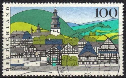 Duitsland 1995 - Yvert 1642 - Sauerland (ST), Timbres & Monnaies, Timbres | Europe | Allemagne, Affranchi, Envoi