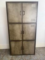 Metal locker kast bruin, Huis en Inrichting, Ophalen, Gebruikt, 100 tot 150 cm, 100 tot 150 cm