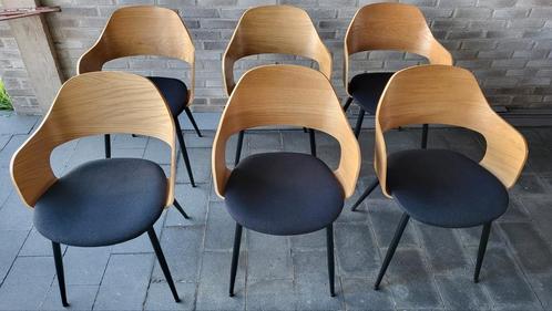 6 stoelen in scandinavische stijl - model Hvidovre Jysk, Huis en Inrichting, Stoelen, Zo goed als nieuw, Vijf, Zes of meer stoelen