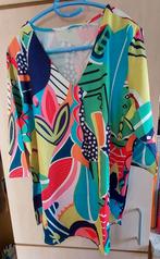 Blouse multicolore neuf 2XL manche 3 quart, Kleding | Dames, Grote Maten, Ophalen of Verzenden, Zo goed als nieuw