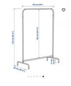 Portant vetements neuf emballé 99x152cm, Ophalen, Nieuw