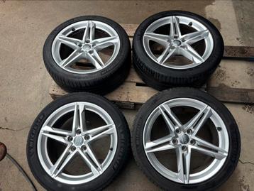 4 Audi A4 18” s line velgen origineel S-Line michelin beschikbaar voor biedingen
