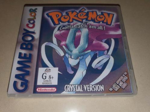 Pokemon Crystal Version Game Boy Color GBC Game Case, Consoles de jeu & Jeux vidéo, Jeux | Nintendo Game Boy, Comme neuf, Envoi