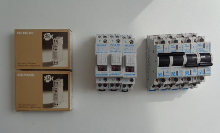 impulsschakelaar- trappenhuisautomaat-schakelaars Vynckier, Elektronische apparatuur, Overige elektronische apparatuur, Nieuw