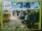 Puzzle 1000 pièces Igauzu Waterfalls, Ophalen of Verzenden, Zo goed als nieuw, Legpuzzel